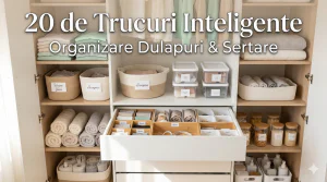 20 de trucuri inteligente de organizare a dulapurilor și sertarelor care economisesc spațiu și timp