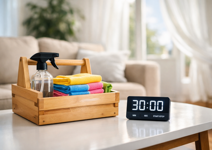 Curățenie rapidă în 30 de minute