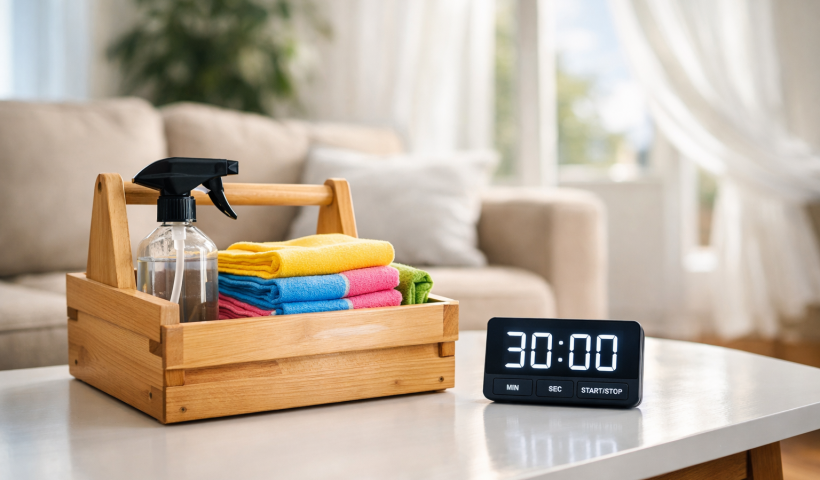 Curățenie rapidă în 30 de minute