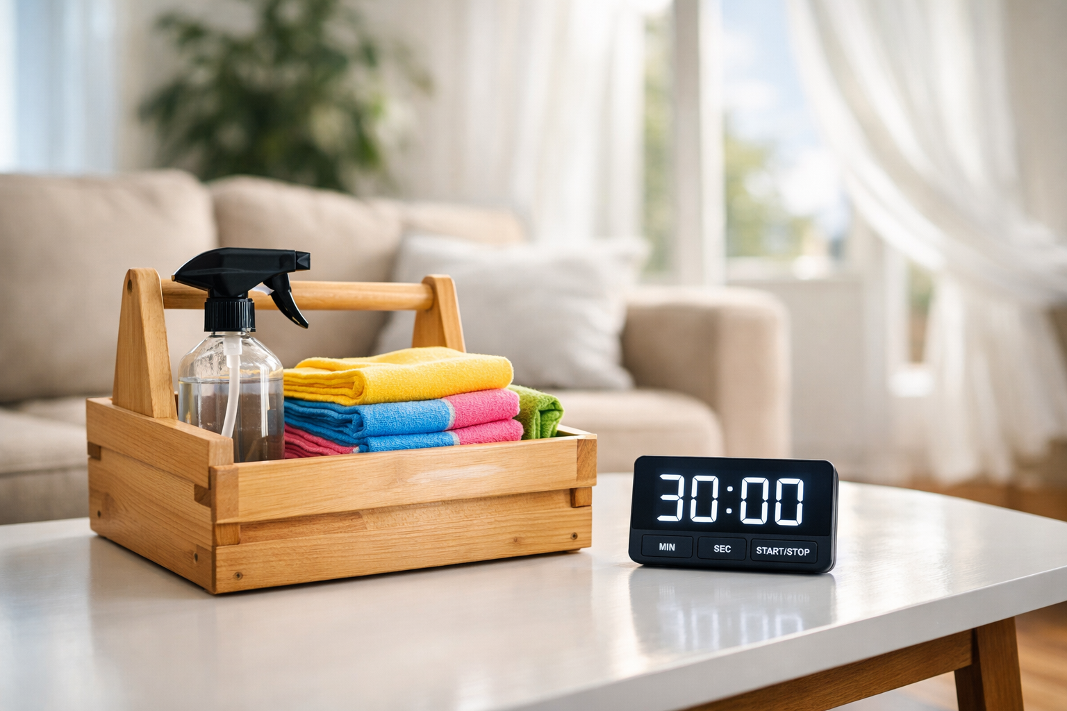 Curățenie rapidă în 30 de minute